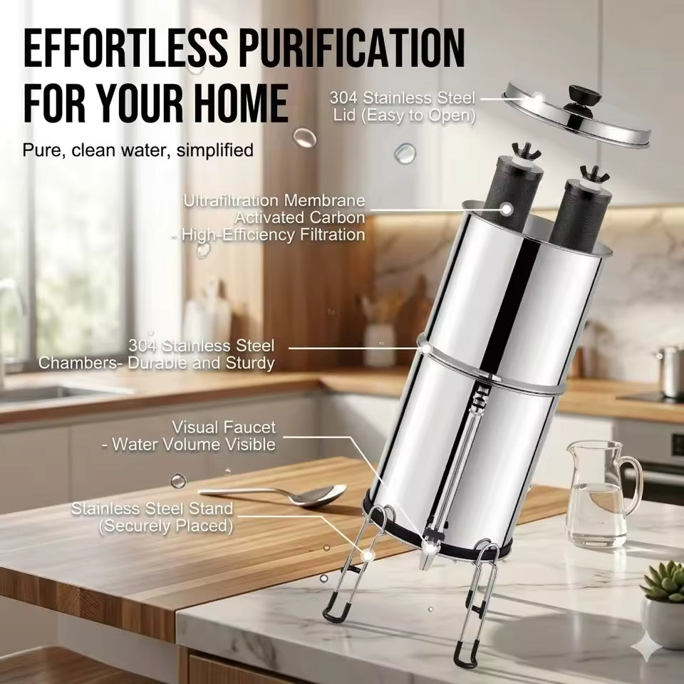 BASED Reverse Osmosis Water Filter (removes Fluoride, Chemicals, and Heavy Metals)