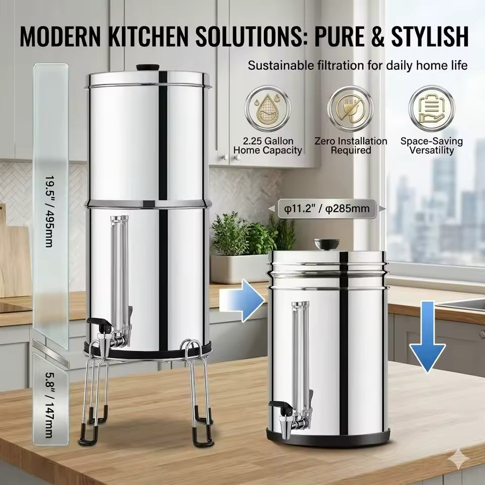 BASED Reverse Osmosis Water Filter (removes Fluoride, Chemicals, and Heavy Metals)